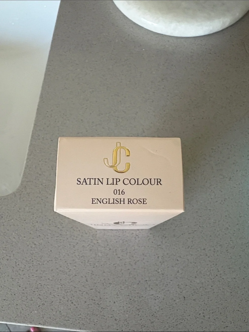 Jimmy Choo Satin Lip Colour English Rose NEW